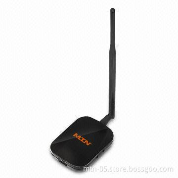 High-power Wireless USB Adapter with 5dBi Antenna and 28dBi Output Power